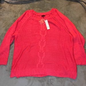 APT 9 Sweater NWT Pink